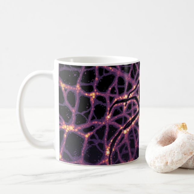 Dark Matter Poster. Coffee Mug (With Donut)