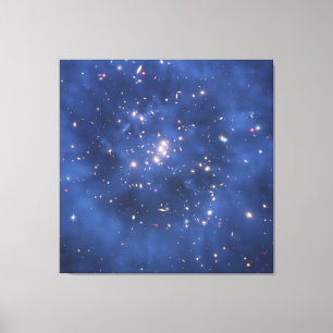 Dark Matter Ring in a Galaxy Cluster Canvas Print