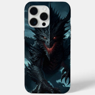 Dark, Mediaeval Dragon  iPhone 15 Pro Max Case