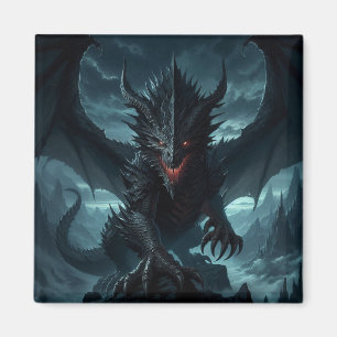 Dark, Mediaeval Dragon  Magnet