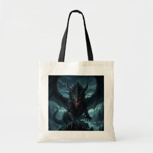 Dark, Mediaeval Dragon Tote Bag