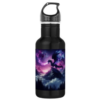 Dark, Mediaeval Ethereal Dragon 532 Ml Water Bottle