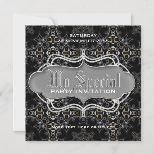 Dark Mediaeval Tribal fusion Special Party Invites