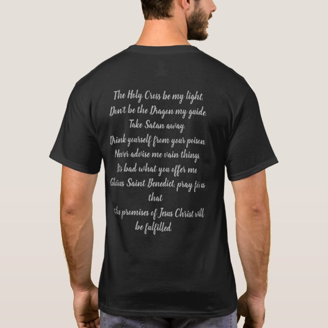 Dark Men's Basic Shirt - They'Re Nice (Back)