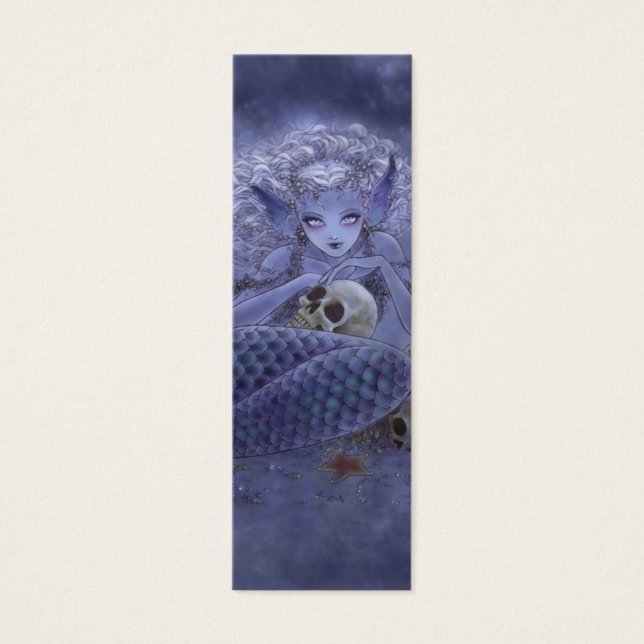 Dark Mermaid Bookmark (Front)