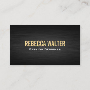 Dark Metallic Backdrop Business Card