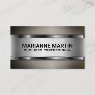 Dark Metallic Business Card
