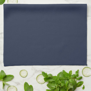 Dark Midnight Blue Kitchen Towel