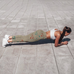 Dark Mode Fox Cartoon Capri Leggings