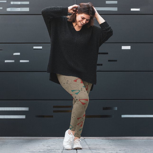 Dark Mode Fox Cartoon Leggings (Creator Uploaded)