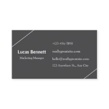 Dark Modern Business Cards