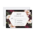 Dark Moody Burgundy Blush Peonies Floral Wedding