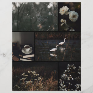 Dark Moody Collage print
