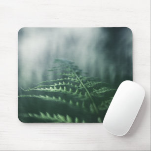 Dark Moody Fern nature photo Mouse Pad