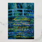 Dark Moody Fine Art Monet Water Lilies Wedding