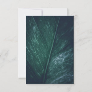 Dark moody Leaf floral Design Card