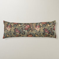 Dark Moody Vintage Floral Botanical Pattern