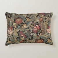 Dark Moody Vintage Floral Botanical Pattern