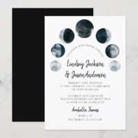 Dark Moon Celestial Bohemian Rustic Wedding