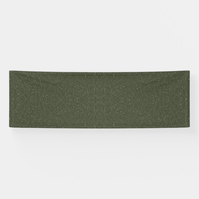 Dark Moss Green Noise Effect Banner – Customisable (Horizontal)