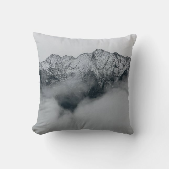 Dark mountain Design  Cushion (Front)