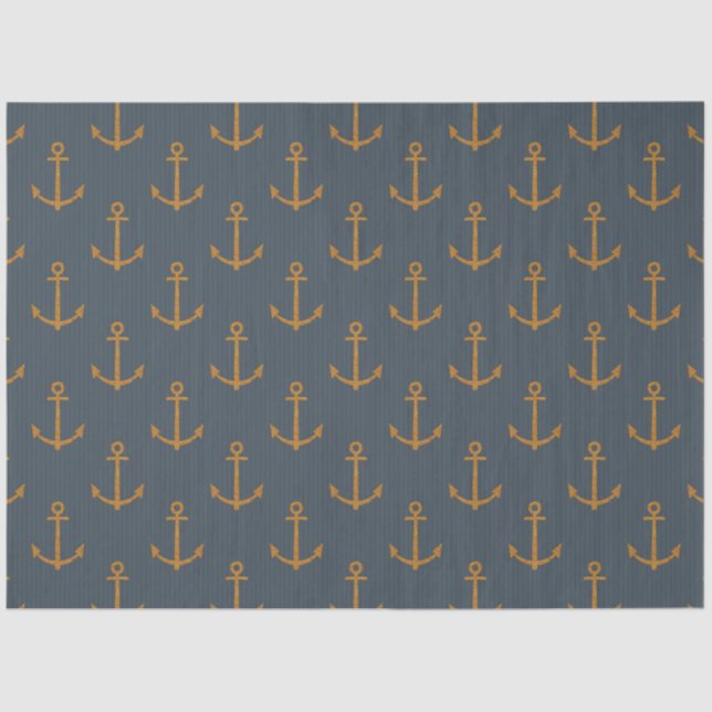 Dark Nautical Series Design 6 Tissue Paper (Front)