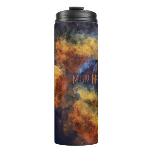 Dark Navy Mystic Autumn Thermal Tumbler