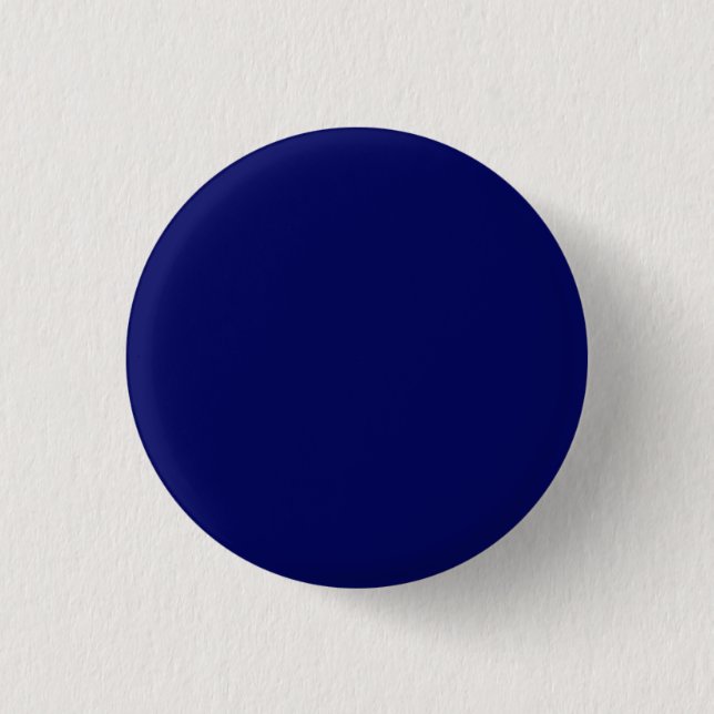 Dark Navy Solid Colour 3 Cm Round Badge (Front)