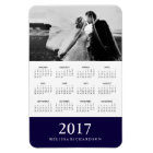 Dark Navy Stripe | Elegant 2017 Photo Calendar