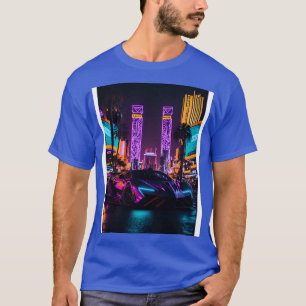 Dark Neon Sports in Beach Neon City 5 T-Shirt