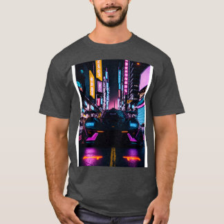 Dark Neon Sports in Japanese Neon City 20 T-Shirt