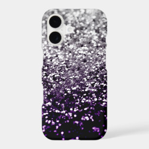 Dark Night Purple Black Silver Glitter #1 #shiny