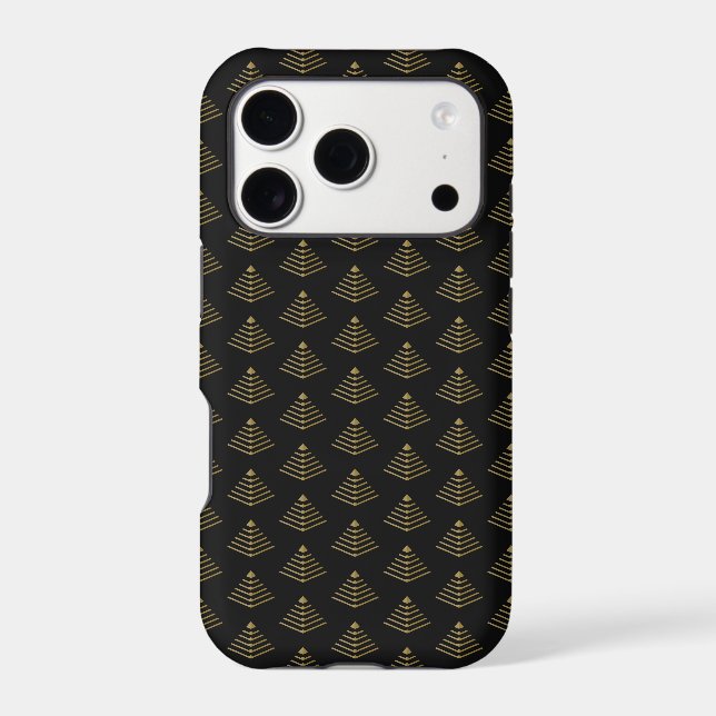 Dark Obsidian Gold Cyber Pyramid Neo Deco Armour (Back)
