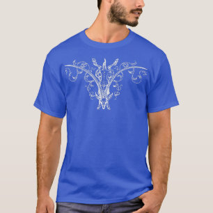 Dark Occult Skeleton Goats Grunge And Gothic Aesth T-Shirt