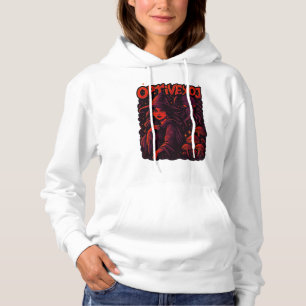 Dark Occult Witch & Cthulhu Squid Mushrooms Hoodie