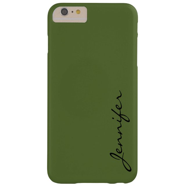 Dark olive green colour background Case-Mate iPhone case (Back)