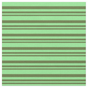 Dark Olive Green & Light Green Pattern Fabric