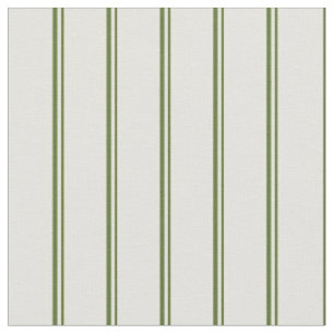 Dark Olive Green & Light Yellow Striped Pattern Fabric