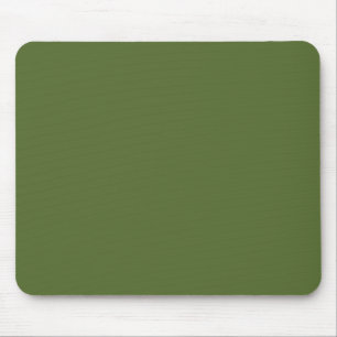 Dark Olive Green Mouse Pad