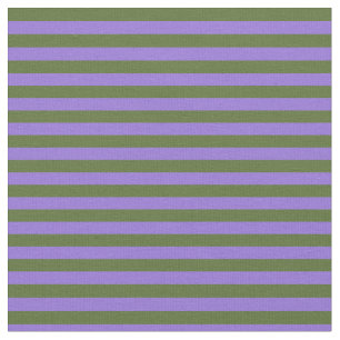 Dark Olive Green & Purple Colored Pattern Fabric