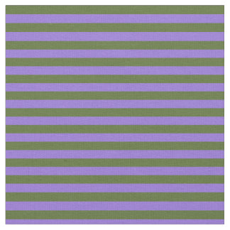 Dark Olive Green & Purple Coloured Pattern Fabric