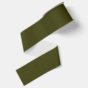 Dark Olive Grosgrain Ribbon