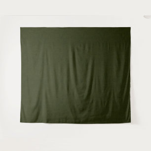 Dark olive textured tapestry