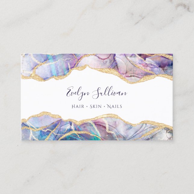 dark opal business card (Front)
