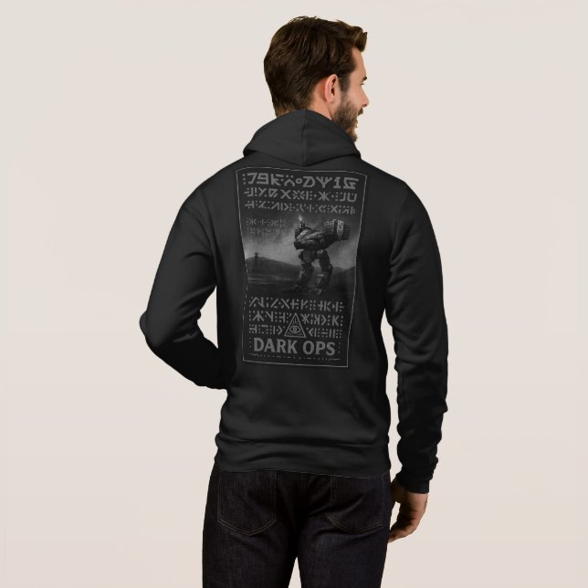 DARK OPS — Sentinel Cipher Sigil Hoodie (Back Full)