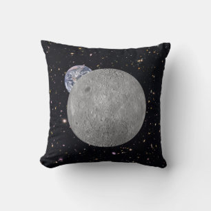 Dark or Far Side of the Moon Starry Sky Cushion