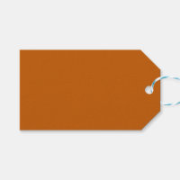 Dark Orange Gift Tag