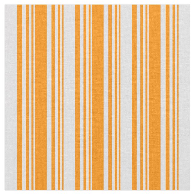 Dark Orange & Lavender Coloured Stripes Fabric (Close Up)