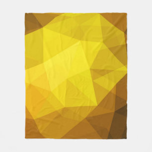 Dark orange polygonal. A completely new colour ill Fleece Blanket