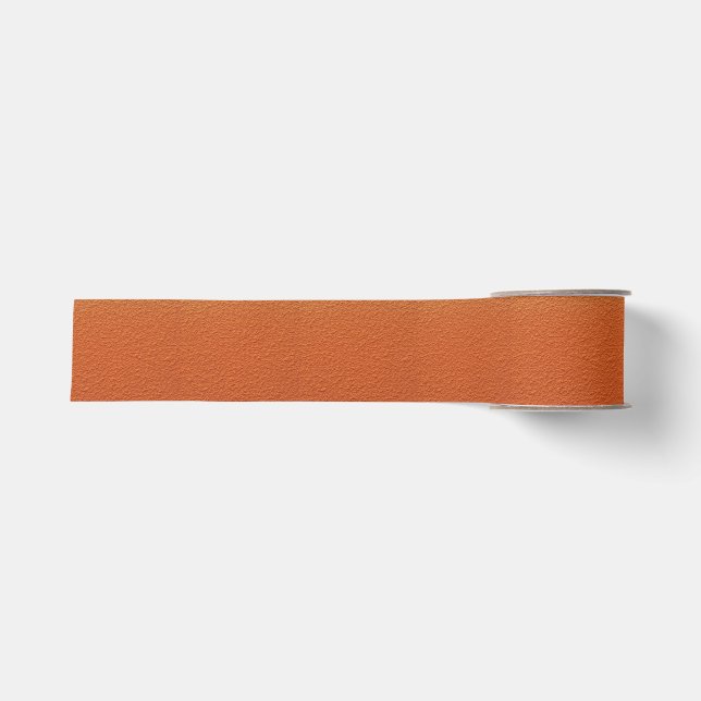 Dark Orange Ribbon Grosgrain Ribbon (Front)